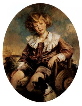 雅尅 埃米爾 佈蘭奇 Portrait Of Antonin De Mun As A Young Boy 雅尅 埃米爾 佈蘭奇 Portrait Of Antonin De Mun As A Young Boy